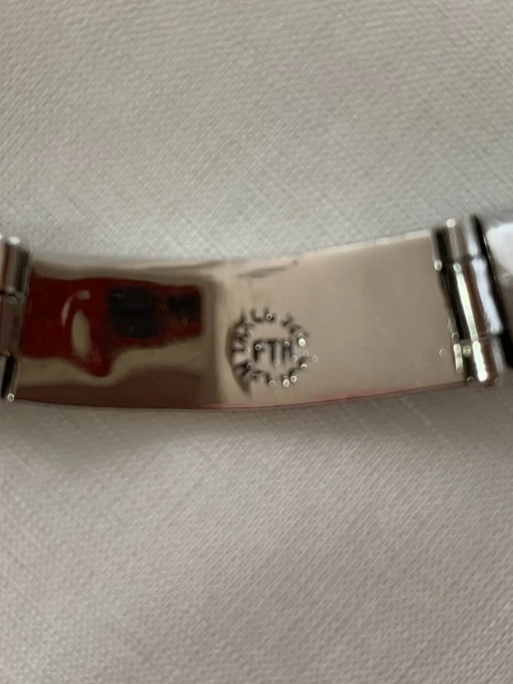 Sterling Silver (marked 925) Taxco Mexico Bracelet, signed FTH